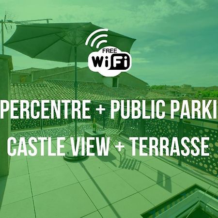 Mon Toit Carcassonnais •Hypercentre •Terrasse •Vue Apartman Carcassone Kültér fotó