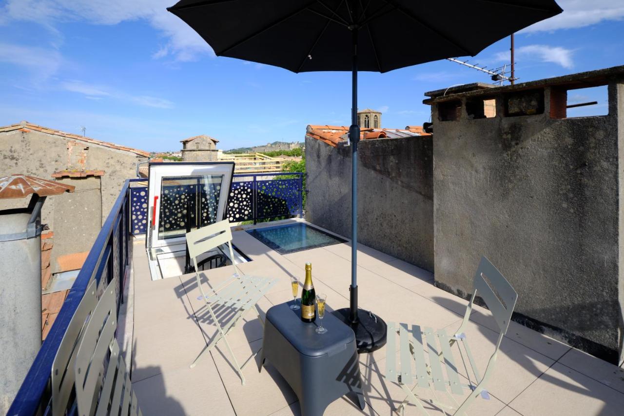 Mon Toit Carcassonnais •Hypercentre •Terrasse •Vue Apartman Carcassone Kültér fotó