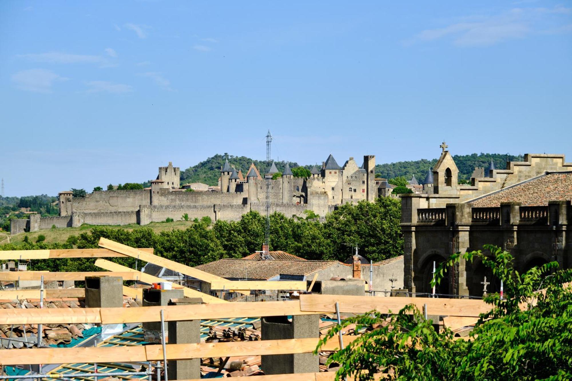 Mon Toit Carcassonnais •Hypercentre •Terrasse •Vue Apartman Carcassone Kültér fotó